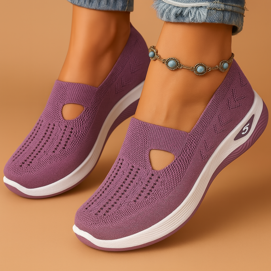 Stijlvolle Orthopedische Instap Sneakers voor Dames