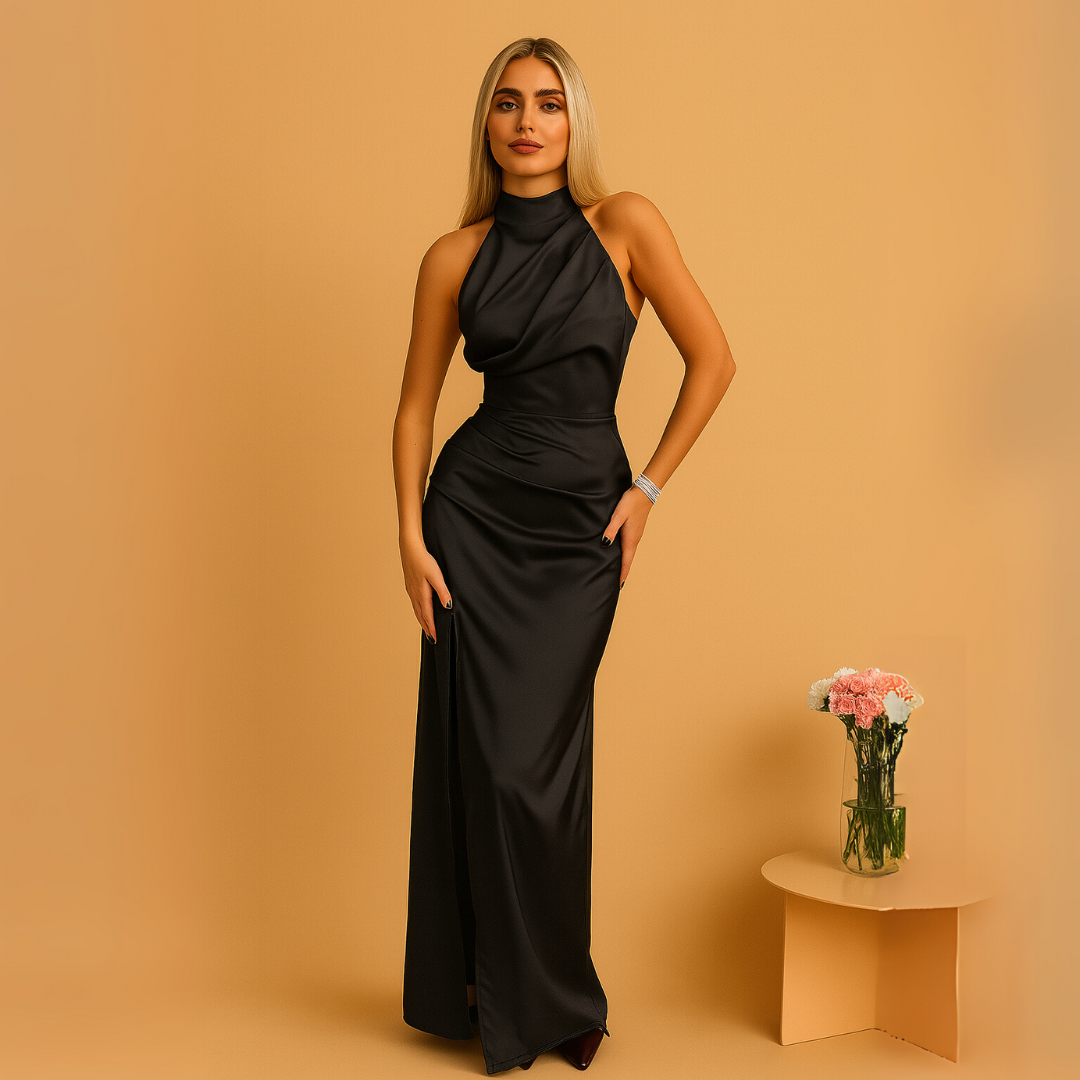 Satijnen Damesjurk – Elegante en Comfortabele Avondjurk in Diverse Maten